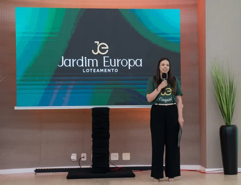 Abertura do evento de lançamento do Jardim Europa