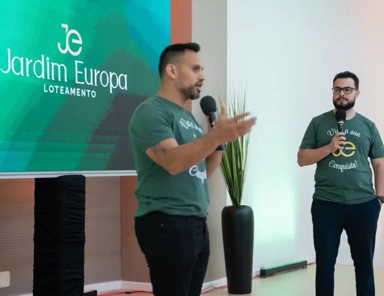 Apresentação do empreendimento no evento de lançamento